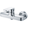 KTM-08 new arrival dual hole in-wall solid copper chrome finished shower room hardware bath tub faucet